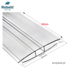 ROBELIT - Profil łączący H do poliwęglanu 4mm / 2m - SCHEMAT