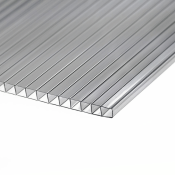 ROBELIT - Poliwęglan komorowy 6mm antracyt / PRÓBKA 5-10 cm