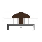 ROBELIT - Podkładka grzybkowa montażowa do poliwęglanu 10mm brąz / 20szt. - SCHEMAT