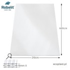 ROBELIT - Poliwęglan komorowy 10mm antracyt / 210 x 600cm - SCHEMAT