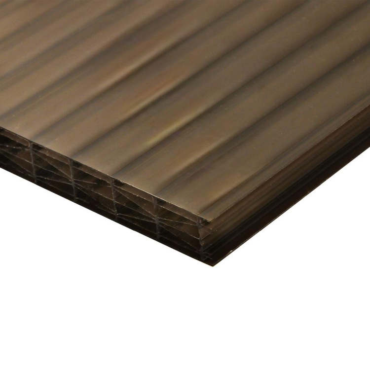 ROBELIT - Poliwęglan komorowy 16mm dymiony (brąz) / 210 x 600cm