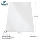 ROBELIT - Poliwęglan komorowy 8mm bezbarwny / 210 x 600cm - SCHEMAT