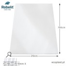 ROBELIT - Poliwęglan komorowy 16mm mleczny / 210 x 700cm - SCHEMAT