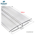 ROBELIT - Profil łączący H do poliwęglanu 16mm / 2m - SCHEMAT