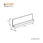 VINYLIT - Listwa startowa / 2,5m