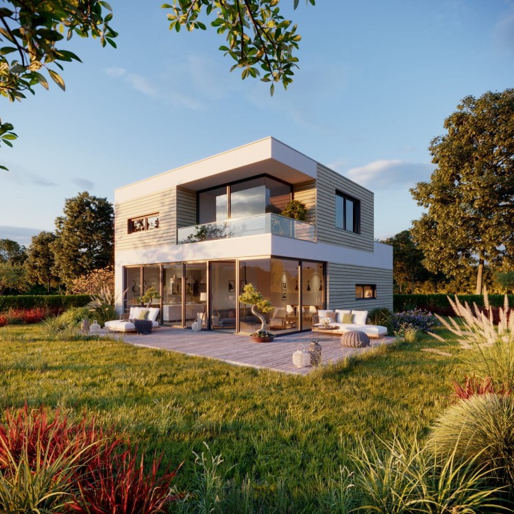 VINYLIT vinyPlus Shadow - Deska elewacyjna Jura Pine / 15cm x 3m - WIZUALIZACJA