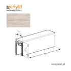 VINYLIT - Listwa uniwersalna "U" Sheffield Oak Alpine / 6m