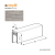 VINYLIT - Listwa uniwersalna "U" Sheffield Oak Concrete / 6m