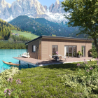 VINYLIT vinyPlus Quattro - Deska elewacyjna Artisan Oak - WIZUALIZACJA