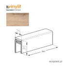 VINYLIT - Listwa uniwersalna "U" Artisan Oak / 3m