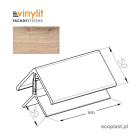 VINYLIT - Narożnik ZEWNĘTRZNY Artisan Oak / 6m