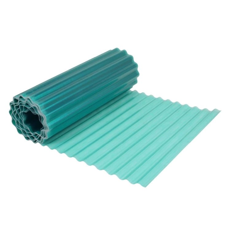 ROBELIT - Rulon falisty z POLIESTRU szer. 100cm - zielony / 5mb