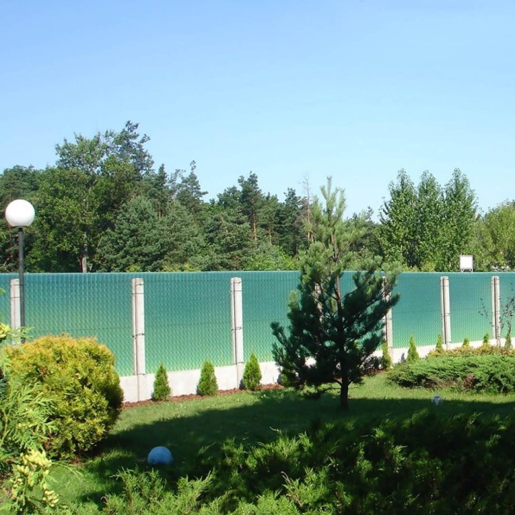 ROBELIT - Rulon falisty z POLIESTRU szer. 100cm - zielony / WIZUALIZACJA