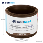 CELLFAST - Obrzeże ogrodowe i trawnikowe BRĄZOWE / 9m x 10cm - SCHEMAT