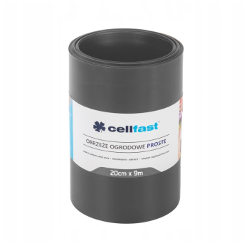 CELLFAST - Obrzeże ogrodowe i trawnikowe GRAFITOWE / 9m x 20cm