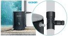 OCEAN szary - Odzyskiwacz wody deszczowej PVC / 63mm + końcówki - OPTYMALNY POZIOM PRZYŁĄCZENIA