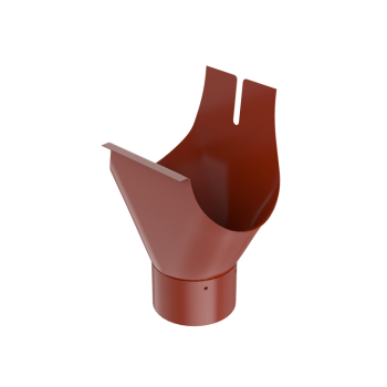 BRYZA STAL ceglasty - Lej spustowy 125/100mm