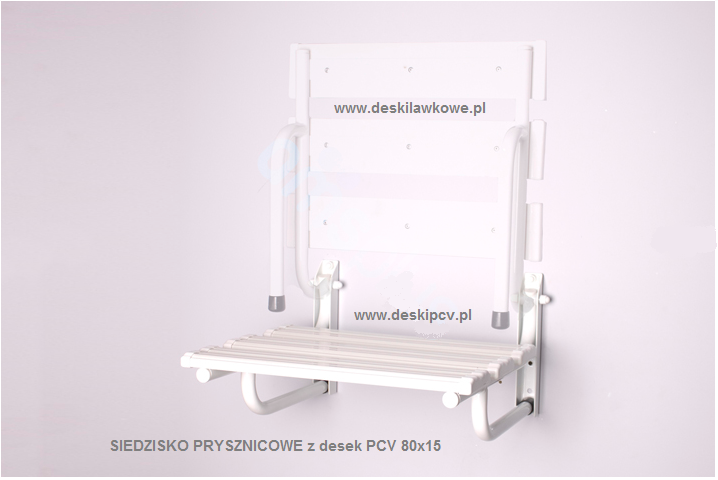 Zaślepka do sztachety PVC 80x15mm / biała PŁASKA - WIZUALIZACJA