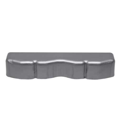 Zaślepka do sztachety PVC 80x15mm / srebrna PŁASKA