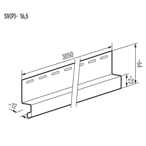 vilo-listwa-okapowa-biala-sv-16,5-305cm-schemat
