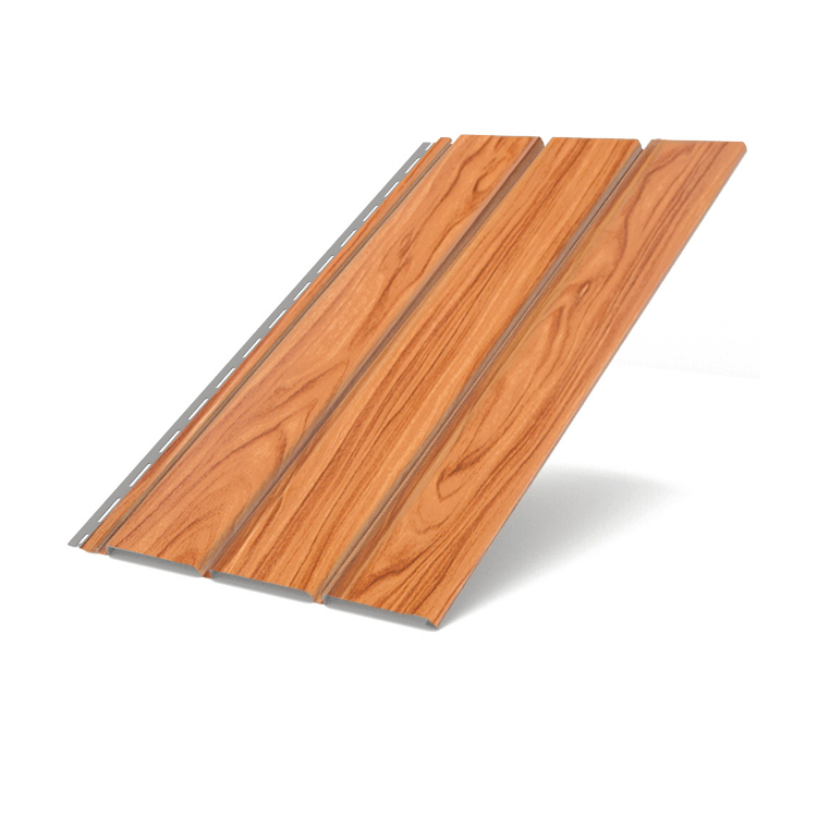 BRYZA - Podsufitka PCV orzech złoty pełna - próbka (5-10cm)