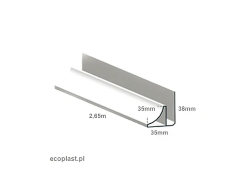as-bialy-listwa-przysufitowa-cwiercwalek-pvc-2,65m-schemat
