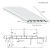 AS kremowy - Panel ścienny PVC / 10cm x 3m - SCHEMAT