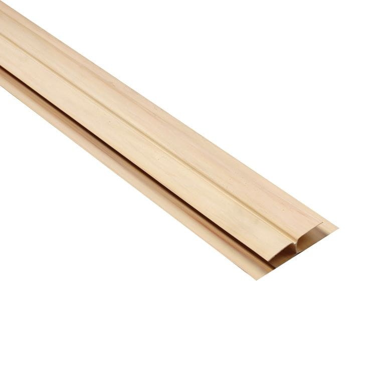 AS kremowy - Listwa łącząca "H" PVC / 2,65m