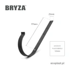 bryza-pvc-grafitowy-uchwyt-rynnowy-75mm-metalowy-prosty-schemat