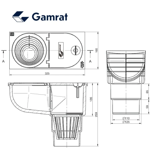 gamrat-pvc-brazowy-ciemny-osadnik-schemat
