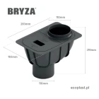 bryza-pvc-brazowy-osadnik-110mm-schemat