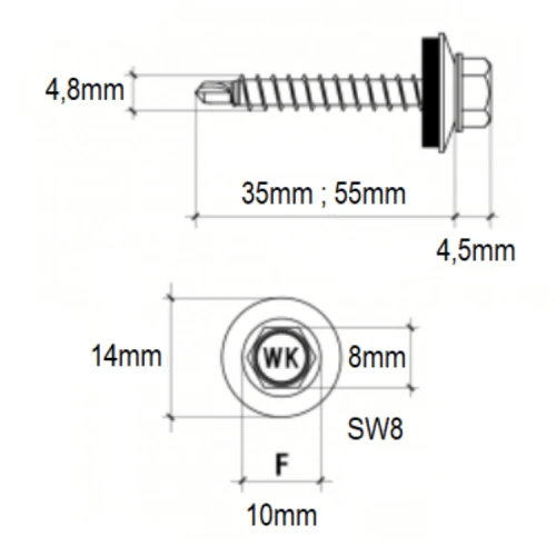 klimas-wkrety-farmer-ocynk-4-i-8-mm-x-35mm-do-plyt-trapezowych-falistych-i-rulonow-250-sztuk-schemat