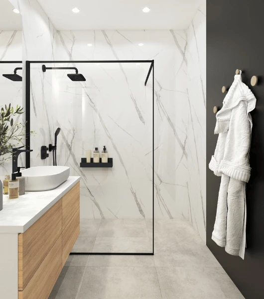 vilo-panel-scienny-spc-calacatta-white-120cmx265cm-polysk-realizacja