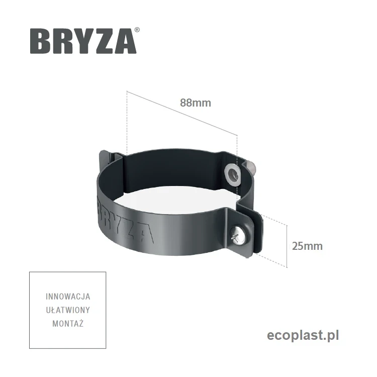 bryza-stal-obejma-rury-spustowej-90mm-schemat