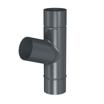 BRYZA STAL antracytowy - Trójnik 100/100/100mm (kąt 72°)
