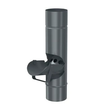 BRYZA STAL antracytowy - Czyszczak / łapacz deszczówki 100mm