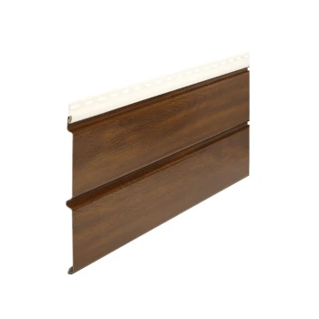 BORYSZEW orzech - Podsufitka PEŁNA D5 (dwudeskowa) PVC / 25,4cm x 3,66m