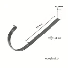 grafitowy-uchwyt-rynnowy-125mm-metalowy-prosty-2-gatunek-schemat