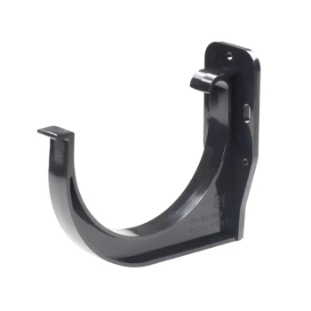 GRAFITOWY PVC - Uchwyt rynnowy 100mm uniwersalny / DOCZOŁOWY