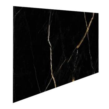 Vilo - Panel ścienny SPC Calacatta Black / 60cm x 120cm (połysk)