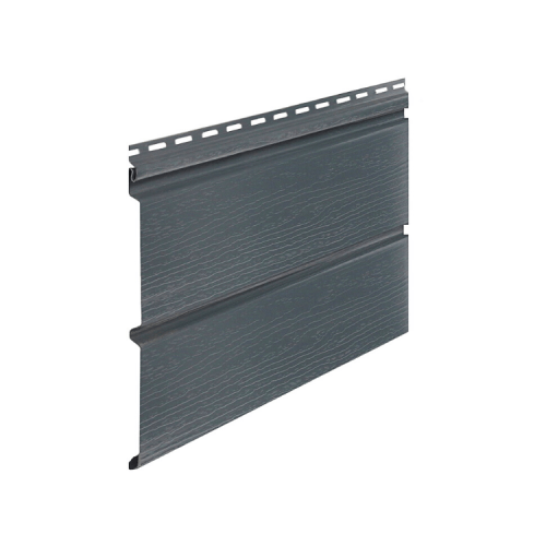 BORYSZEW - Podsufitka PCV grafit pełna (dwudeskowa) - próbka (5-10cm)