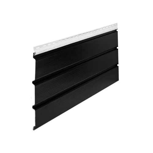 BORYSZEW - Podsufitka PCV czarny pełna (trzydeskowa) - próbka (5-10cm)