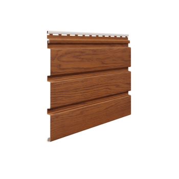 VOX - Podsufitka PCV złoty dąb pełna (trzydeskowa) - próbka (5-10cm)