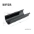 bryza-pvc-brazowy-rynna-75mm-2m-schemat