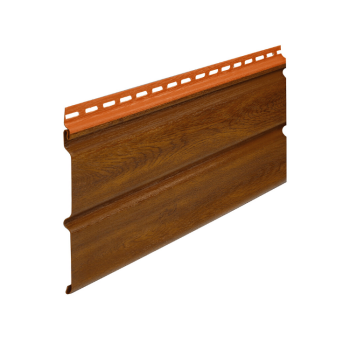 GAMRAT - Podsufitka PCV złoty dąb pełna (dwudeskowa) - próbka (5-10cm)