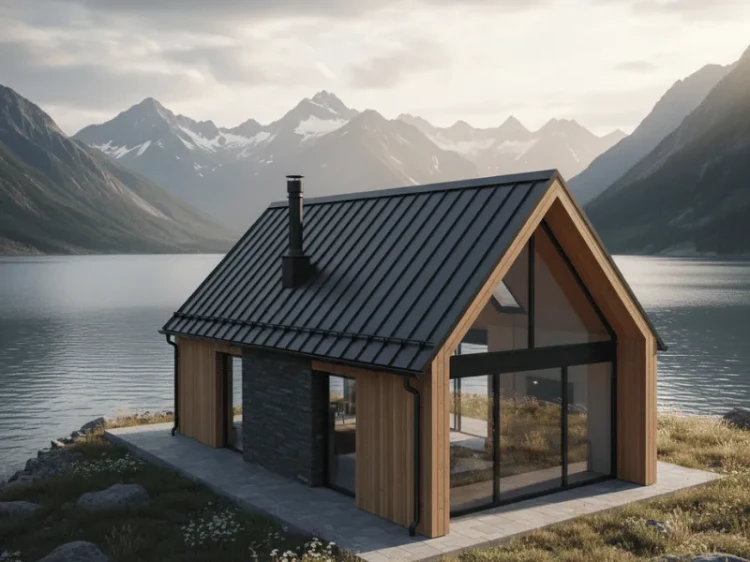 bryza-pvc-czarny-rynna-125mm-4m-realizacja