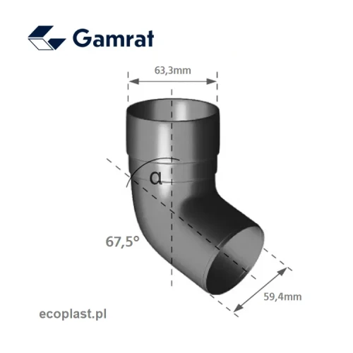gamrat-pvc-grafitowy-kolano-wylewka-63mm-schemat