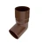bryza-pvc-brazowy-kolano-wylewka-110mm