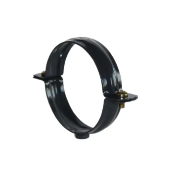 GRAFITOWY - Obejma rury 90mm METALOWA