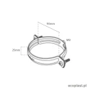 grafitowy-obejma-rury-90mm-metalowa-schemat